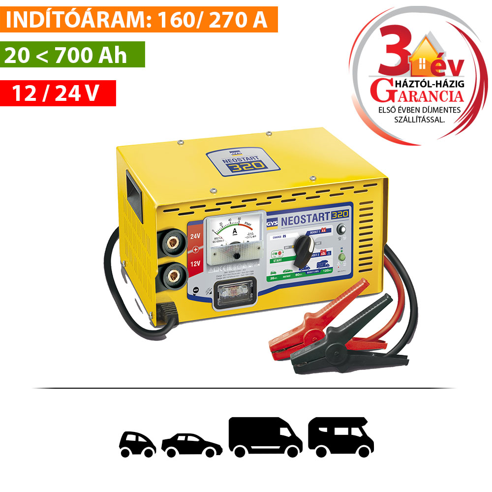 GYS NEOSTART 320 indító (töltő) termék fő termékképe