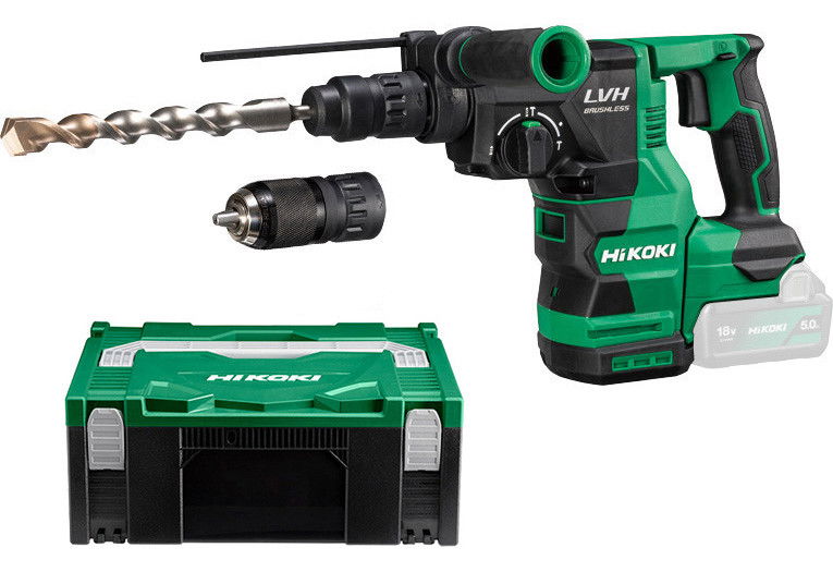 HiKoki DH1826DC-W2Z akkus SDS-plus fúró-vésőkalapács (akku és töltő nélkül, Hitbox kofferben) termék fő termékképe